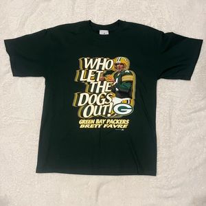 Vintage 2001 Brett Favre Green Bay Packers T-Shirt